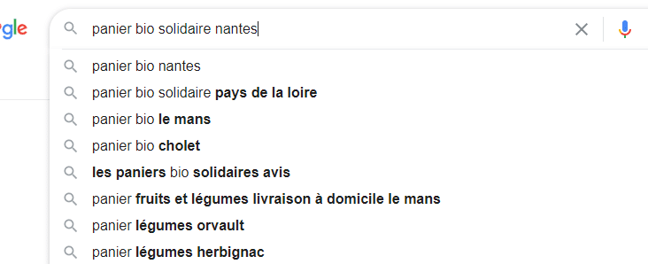 google suggest