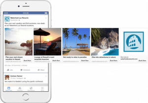 facebook ads carrousel touristique