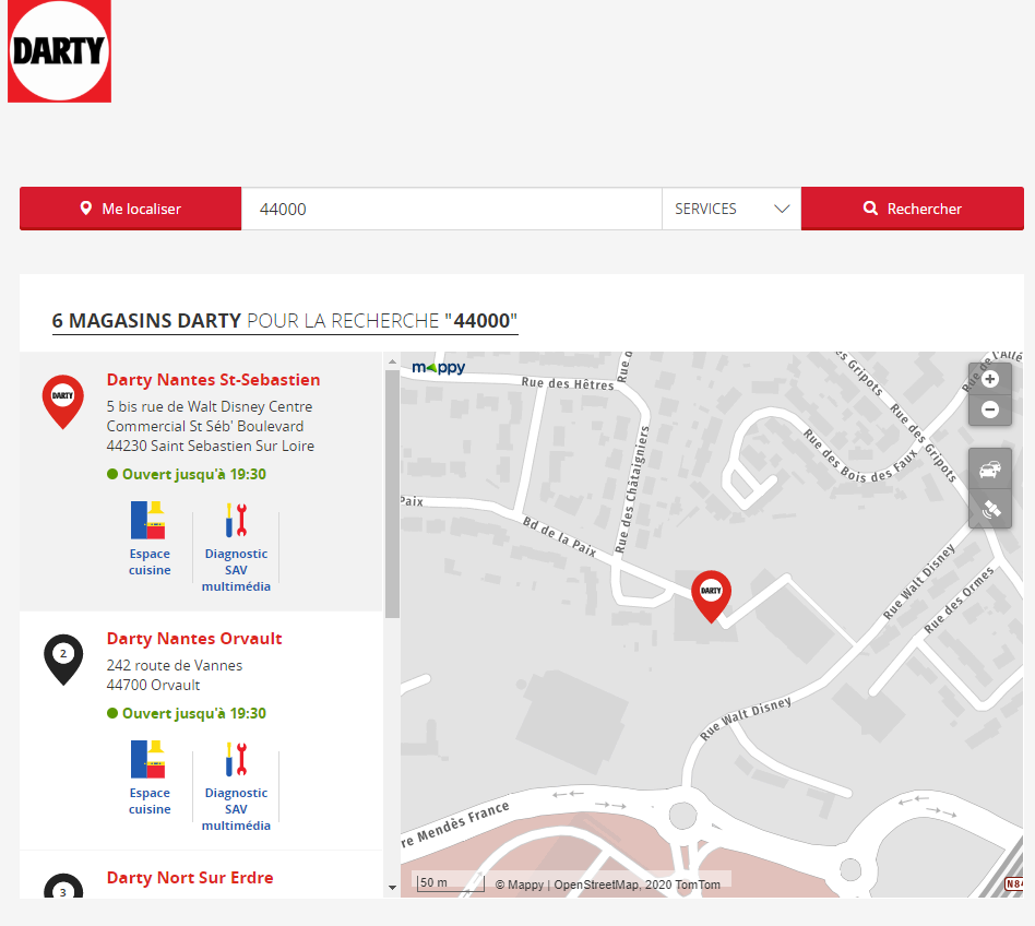 Référencement naturel local : le store locator aide au drive-to-store, click and collect et web to store.