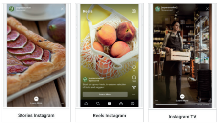 Les formats/contenus instagram